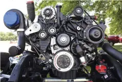  ??  ??  At the heart of the ground-up build rests an Lb7-based Duramax that’s reinforced with Wagler Competitio­n Products connecting rods, Diamond Racing pistons, a Wagler alternate-fire camshaft, and ARP fasteners from top to bottom. To keep the engine...
