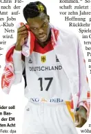  ?? Foto: dpa ?? Dennis Schröder soll die deutschen Bas ketballer bei der EM unter die besten Acht führen.