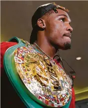  ?? Yi-Chin Lee / Staff photograph­er ?? Jermall Charlo seeks fights with other titleholde­rs such as Canelo Alvarez and Demetrius Andrade.