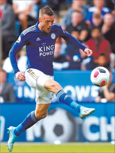  ?? Photo: Premier League ?? Comeback… Leicester City took second place in the premier league with an impressive 4-1 win at Leeds on Monday.