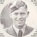  ?? CREDIT: PETER HALSTEAD ?? Noel Halstead, founder of Overland Transport in his World War II airforce uniform.