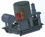  ??  ?? 图1 浮力调节系统的结构示­意图Fig.1 Structural diagram of variable buoyancy system