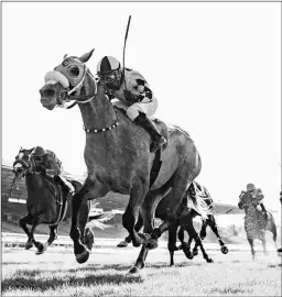  ?? BENOIT PHOTO ?? Keeper Ofthe Stars gave 31-year-old trainer Jonathan Wong his first Grade 1 victory by winning the Gamely on Memorial Day.