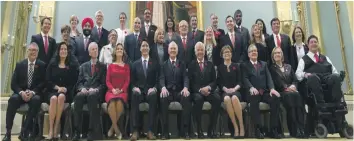  ??  ?? Justin Trudeau’s cabinet 2016