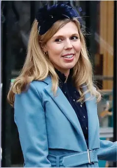  ??  ?? STRONG: Carrie Symonds is accomplish­ed in her own right