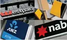  ?? Photograph: Joel Carrett/AAP ?? Australia’s big four banks have loaned $35.5bn to fossil fuel projects since the Paris agreement was signed in 2016.