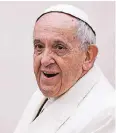  ??  ?? Papst Franziskus.