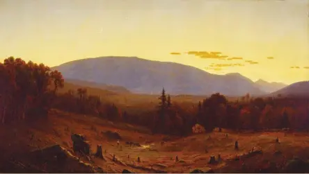  ??  ?? Sanford Robinson Gifford (1823-1880), Hunter Mountain, Twilight, 1866. Oil on canvas. Terra Foundation for American Art, Daniel J. Terra Collection, 1999.57. Terra Foundation for American Art, Chicago / Art Resource, NY.