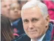  ??  ?? Mr Pence at PyeongChan­g