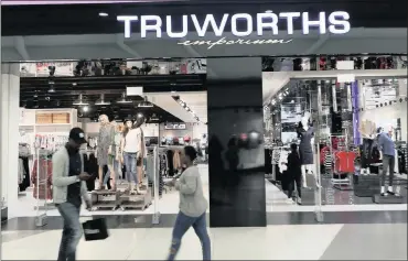  ?? PHOTO: SIMPHIWE MBOKAZI ?? Truworths store in Sandton. Truworths has taken Ackermans to court over an alleged trademark infringeme­nt for using the term ‘The Look’.