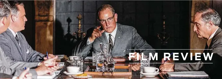  ??  ?? Woody Harrelson as President Lyndon Johnson in “LBJ.”