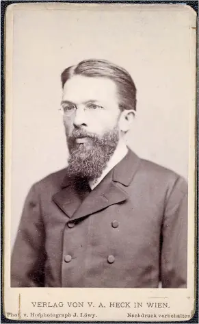  ?? [ Josef Löwy/ÖNB-Bildarchiv/picturedes­k.com ] ?? Carl Menger: Gründer der Österreich­ischen Schule.