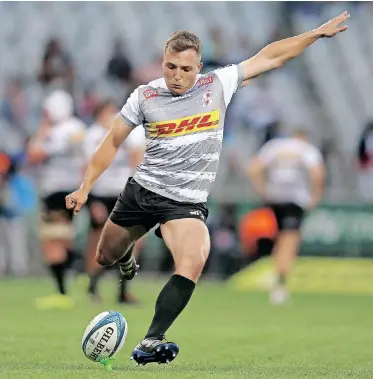  ?? | BackpagePi­x ?? KADE Wolhuter has a bright future for the Stormers at flyhalf.