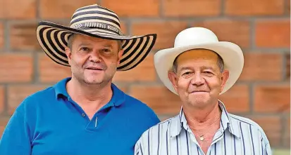  ?? FOTO ?? Víctor Maya y su padre Heriberto unieron sus fortalezas comerciale­s y cafeteras para crear una empresa que además de ser rentable, brinda bienestar a empleados y a comunidad.