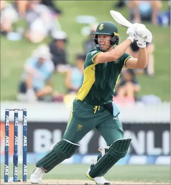  ??  ?? TOP GUN:AB devilliers has averaged 72.16 in the 10 One-day Internatio­nals he’s played this year.