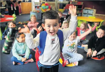  ?? PHOTO: CHRISTINE O’CONNOR ?? A new chapter . . . Starting school for the first time at Tainui School yesterday is 5yearold Reico Neilson.