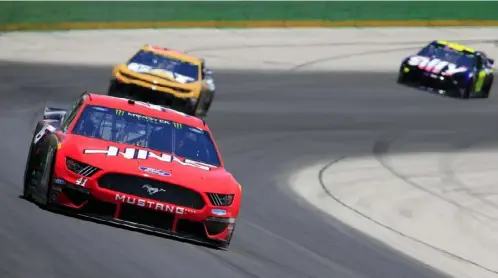  ?? Daniel Shirey/ Getty Images ?? Daniel Suarez took the pole for the Monster Energy NASCAR Cup Series Quaker State 400 at Kentucky Speedway in Sparta.