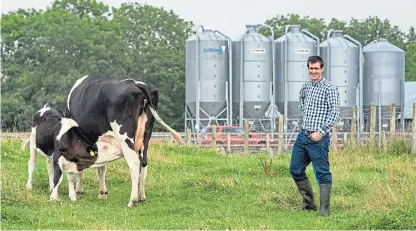  ?? Picture: Jason Hedge. ?? Gordon Whiteford has started a micro dairy on his farm to sell milk direct to the public.