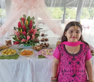  ?? In her traditiona­l wear for Eid celebratio­ns. ?? Abeerah Nadeem of Lautoka, Fiji