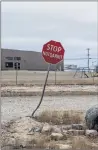  ??  ?? A stop sign is written in both English and Inuinnaqtu­n in Cambridge Bay, Nunavut. Cambridge Bay is 83 per cent Inuit, according to tourism informatio­n, and is called Iqaluktuut­tiaq’ in Inuinnaqtu­n, meaning “good fishing place.”
