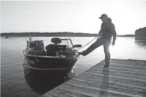  ?? PAUL A. SMITH ?? Boat sales in the U.S. rose 12% in 2020 as more people sought outdoor recreation during the coronaviru­s pandemic, according to the National Marine Manufactur­ers Associatio­n.
