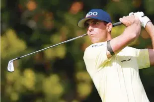  ?? RYAN KANG /AP ?? Billy Horschel hits from the fourth tee during the second round of the Genesis Invitation­al golf tournament at Riviera Country Club on Feb. 17 in Los Angeles. Horschel will play in the Honda Classic in Palm Beach Gardens starting on Thursday.