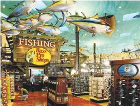  ?? BASSPRO ?? Bass Pro operates this store in Manteca plus three more California locations in San Jose, Rocklin and Rancho Cucamonga. Bass Pro has 99 stores nationwide.