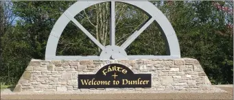  ??  ?? The water wheel feature in Dunleer
