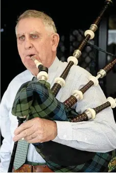  ?? Photo: Nev Madsen ?? ICONIC MUSIC: Ross Campbell played the bagpipes on John Farnham’s recording of You’re the Voice.
