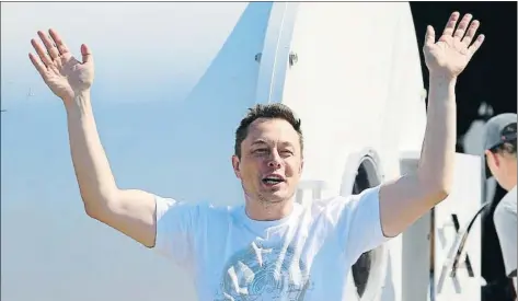  ?? MIKE BLAKE / REUTERS ?? Elon Musk es un hombre rico y de una envidiable creativida­d, pero también un hombre excéntrico