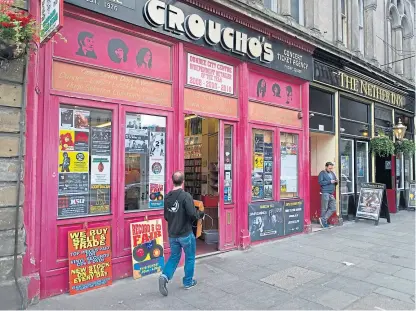  ??  ?? Groucho’s has failed to reopen after lockdown, sparking fears it may remain closed for good.