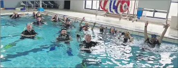  ?? (Pic: Eugene Whelan) ?? Smiles all around after a successful scuba training session in Fermoy Leisure Centre for Blackwater Sub Aqua Club.