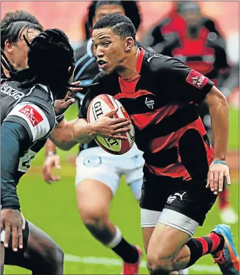  ?? Picture: EUGENE COETZEE ?? HIGH HOPES: EP under-21 flyer Keanu Vers will have a key role to play when the team face the Lions at Nelson Mandela Bay Stadium tomorrow. The kick-off is at 2.30pm