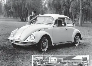  ??  ?? ABOVE: Despite the Beetle’s connection to Hitler, it became a symbol of 1960s countercul­ture and the bestsellin­g import of the era in the United States.