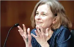  ?? AFP ?? Sarah Bloom Raskin, US President Joe Biden’s nominee for the role of the top Federal Reserve banking cop, said on Tuesday she was withdrawin­g her name from considerat­ion.