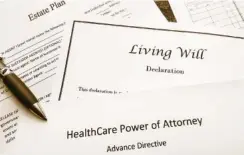  ?? GETTY IMAGES ?? It’s always better to make decisions about end-of-life care and finances before an emergency to avoid putting the stress of those decisions on loved ones.