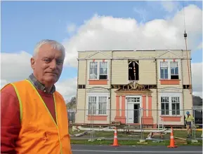  ??  ?? Harry Mowbray bought the former Ministry of Works building in Te Ku¯ iti for $1 from the Waitomo District Council.