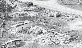  ?? ORLANDO SENTINEL ?? Aftermath of Hurricane Elena in Appalachic­ola in 1985.