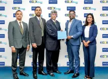  ?? ?? Picture from Left - Mr. Dhanushka Wijeyekoon – Director Sponsorshi­p Committee EDEX Expo 2024, Mr. Tharanga Perera – Advisor -Sponsorshi­p committee, Mr. Mahinda Galagedara Chairman – EDEX, Mr. Shehan Merious - Head of Student Recruitmen­ts & Placement Services – ACH Education, Ms.Kithmini Amarasingh­e - Education Counselor - ACH Education