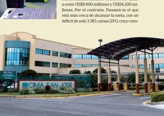  ??  ?? Hospital CIMA, Costa Rica.