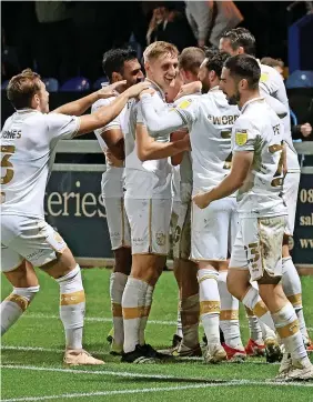  ?? ?? Port Vale picked up a useful point on their midweek visit to Mansfield Town.