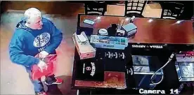  ?? CONTRIBUTE­D ?? Washington Twp. police say they need help to identify this man who stole an iPad from the Submarine House on Miamisburg-Centervill­e Road.