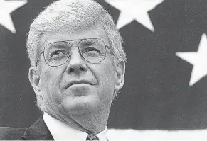  ?? STEPHAN SAVOIA/ AP ?? Former New York Rep. Jack Kemp, shown in 1996, was a Republican and a card- carrying member of the NAACP.