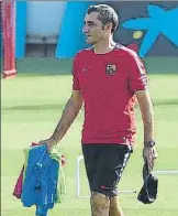  ?? FOTO: M. MONTILLA ?? Valverde, contento le gusta el equipo