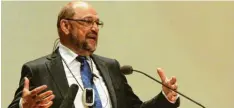  ?? Foto: kuepp ?? Der frühere SPD-Chef Martin Schulz hielt an der Katholisch­en Universitä­t EichstättI­ngolstadt ein leidenscha­ftliches Plädoyer für Europa.