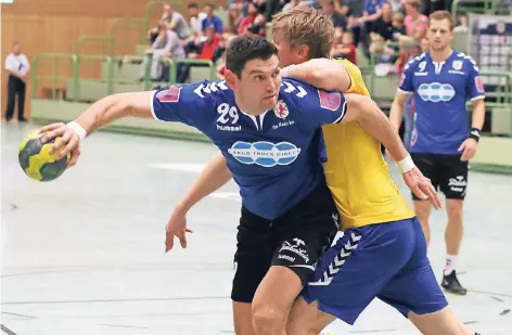  ?? RP-ARCHIVFOTO: ACHIM BLAZY ?? Ace Jonovski ist wieder vollständi­g fit und freut sich auf der Spiel der SG Ratingen gegen den Tabellenzw­eiten Bonn.