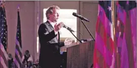  ??  ?? “WE WERE THE PARTY of emancipati­on, we were the party of civil rights, we can still be that party again,” Paul told a crowd of Orange County Republican­s.