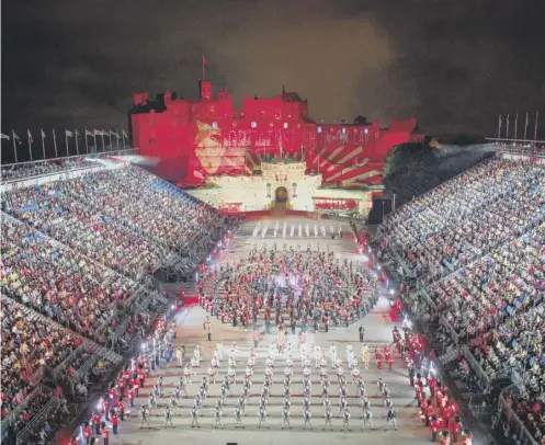  ?? PICTURE: IAN GEORGESON ?? 0 The Royal Edinburgh Military Tattoo did not go ahead this year – but still paid out to support charities
