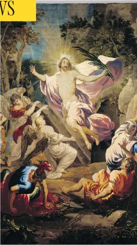  ??  ?? The Resurrecti­on of Christ, by Peter Paul Rubens. The results of a new academic survey have found that Canadian millennial­s are more likely to believe in an afterlife than are older generation­s.