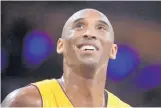  ?? JAE C. HONG/ASSOCIATED PRESS FILE ?? Kobe Bryant, a five-time NBA champion who is No. 4 on the NBA’s all-time scoring list, will be posthumous­ly honored as a basketball Hall of Fame inductee.